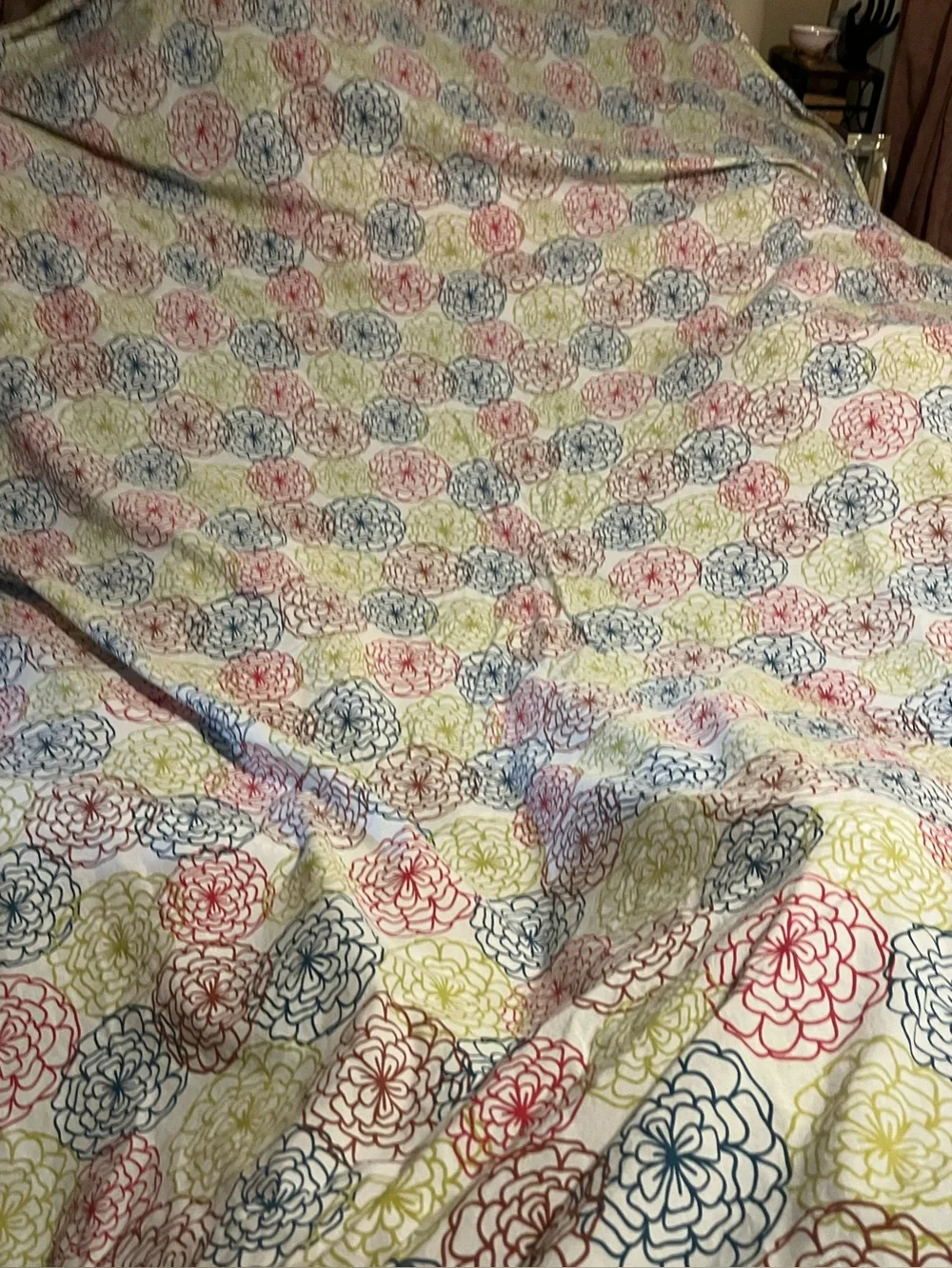 LOFT ~ Multicolor Floral 💯 Cotton Bedding ~ 6 Pieces